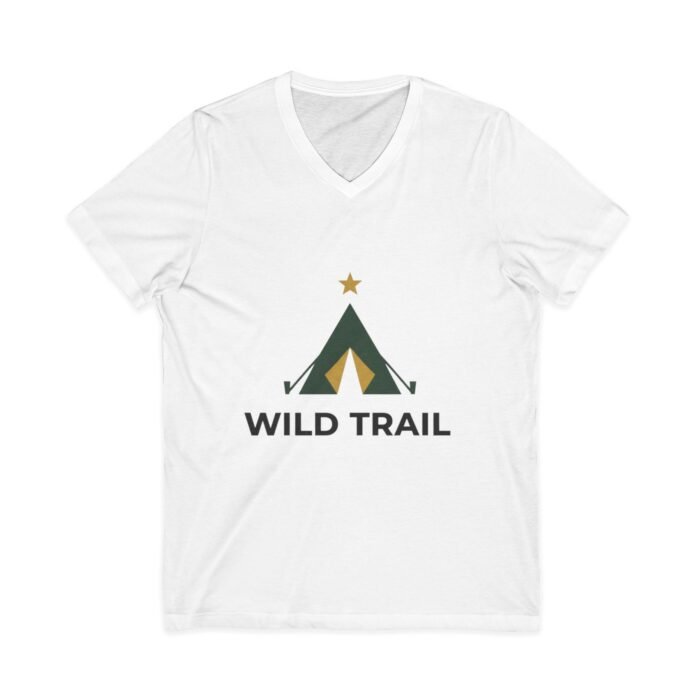 Unisex Jersey Short Sleeve V-Neck Tee